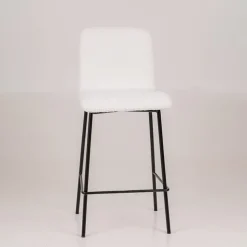 Sessio Tabouret Snack (assise +/- 65 Cm)|Tabouret De Bar (assise +/- 80 Cm)*Plaza Tabouret snack moderne en tissu et pieds en métal