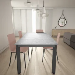 Cancio Table De Cuisine|Table Pour Petit Espace*Poker Table extensible Dekton pieds métal