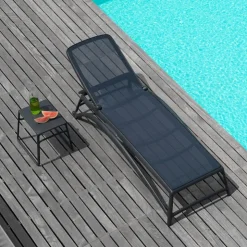Table De Jardin*Pop Table basse de jardin carrée empilable en polypropylène