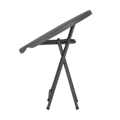Table Pour Petit Espace*PraxisTable pliante ronde gris foncé