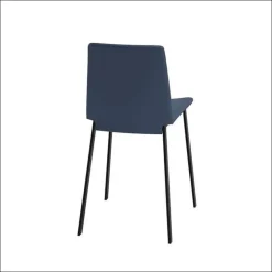 Perfecta Chaise De Cuisine|Chaise De Salle à Manger*Primera Chaise belge moderne rembourrée en simili avec pieds en métal