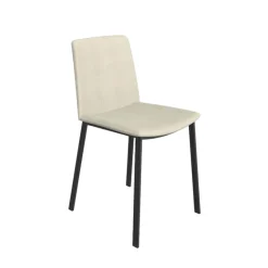 Perfecta Chaise De Salle à Manger*Primera Chaise moderne tissu et pieds métal