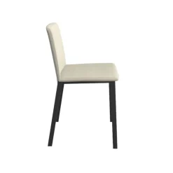 Perfecta Chaise De Salle à Manger*Primera Chaise moderne tissu et pieds métal