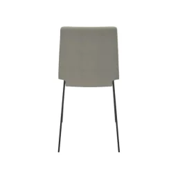 Perfecta Chaise De Salle à Manger*Primera Chaise moderne tissu et pieds métal