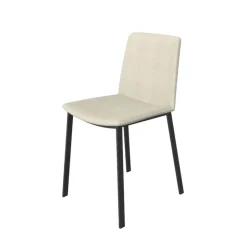 Perfecta Chaise De Salle à Manger*Primera Chaise moderne tissu et pieds métal