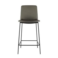 Perfecta Tabouret Snack (assise +/- 65 Cm)|Tabouret De Bar (assise +/- 80 Cm)*Primera Tabouret snack belge rembourré en simili et pieds en métal