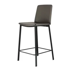 Perfecta Tabouret Snack (assise +/- 65 Cm)|Tabouret De Bar (assise +/- 80 Cm)*Primera Tabouret snack belge rembourré en simili et pieds en métal