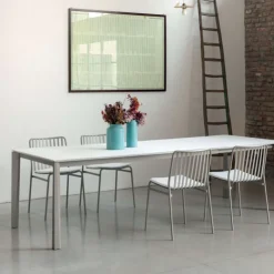Ingenia casa Table De Salle à Manger*Prisma Ingenia by Bontempi® Table extensible moderne en céramique et acier laqué