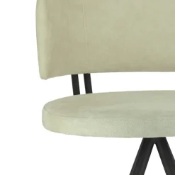 Perfecta Tabouret Snack (assise +/- 65 Cm)|Tabouret De Bar (assise +/- 80 Cm)*Prélude Tabouret snack en tissu et pieds métal