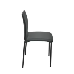 Perfecta Chaise De Cuisine*Pro'G Chaise moderne en métal et simili