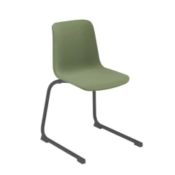 Perfecta Chaise De Cuisine*Proza Chaise pied luge inversé empilable en métal coque polypropylène