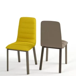 Cancio Chaise De Salle à Manger*Pulsar Chaise contemporaine en tissu et métal