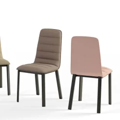Cancio Chaise De Salle à Manger*Pulsar Chaise contemporaine en tissu et métal