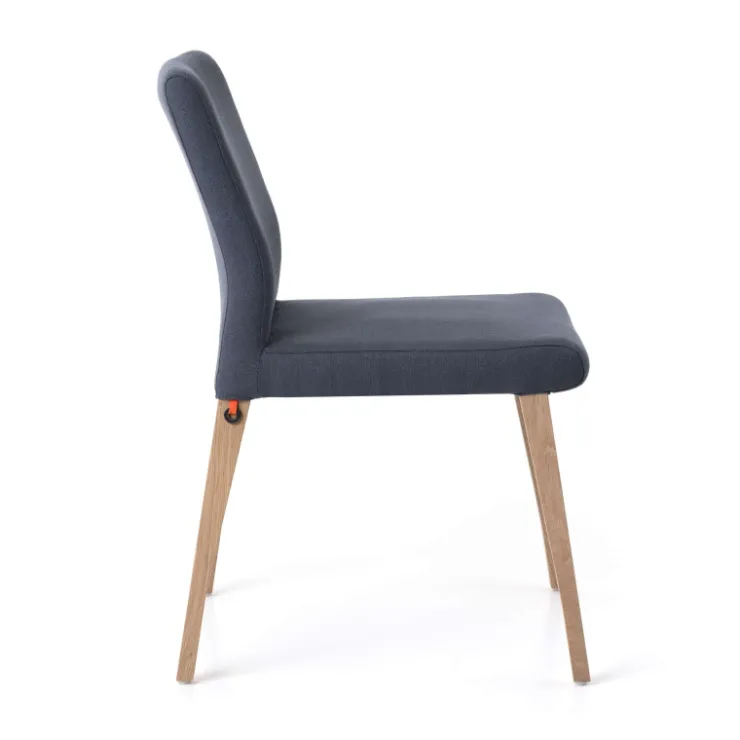 Mobitec Chaise De Salle à Manger|Chaise Salon*Pure classic ® Chaise cocooning en tissu et pieds bois