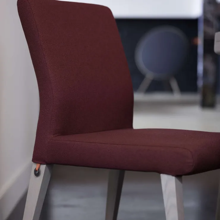 Mobitec Chaise De Salle à Manger|Chaise Salon*Pure classic ® Chaise cocooning en tissu et pieds bois