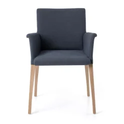 Mobitec Chaise De Salle à Manger|Chaise Salon*Pure classic ® Fauteuil cocooning en tissu avec pieds en bois