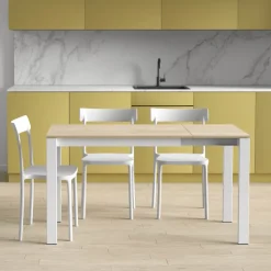Cancio Table De Cuisine|Table Pour Petit Espace*Puzzle Table de cuisine extensible en stratifié