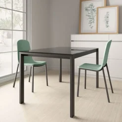 Cancio Table De Cuisine|Table Pour Petit Espace*Puzzle Table de cuisine rectangulaire en verre