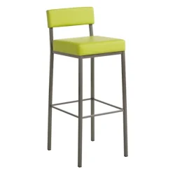 Perfecta Tabouret De Bar (assise +/- 80 Cm)*Quinta Tabouret de bar moderne en métal et simili