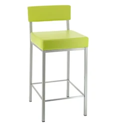 Perfecta Tabouret Snack (assise +/- 65 Cm)|Tabouret De Bar (assise +/- 80 Cm)*Quinta Tabouret snack moderne en métal et simili