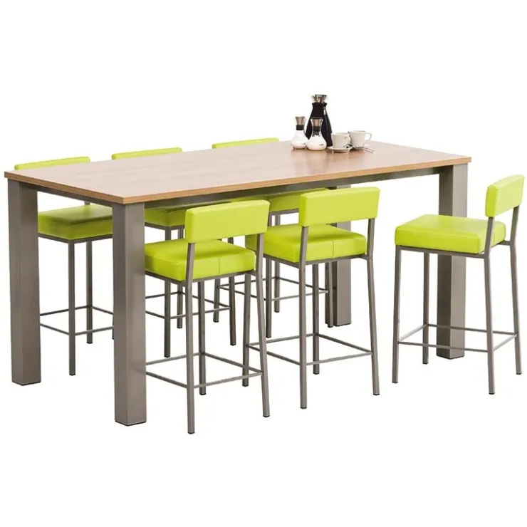 Perfecta Tabouret Snack (assise +/- 65 Cm)|Tabouret De Bar (assise +/- 80 Cm)*Quinta Tabouret snack moderne en métal et simili