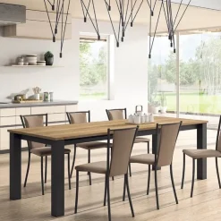 Perfecta Chaise De Cuisine*Reina Chaise de cuisine contemporaine en métal et simili