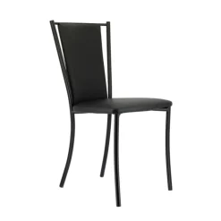 Perfecta Chaise De Cuisine*Reina Chaise de cuisine contemporaine en métal et simili