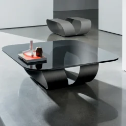 Sovet Italia Table De Salon*Ring Sovet Table basse design en verre
