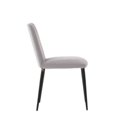 Mobitec Chaise De Salle à Manger*Rob C03 ® Chaise de salle à manger en tissu et métal