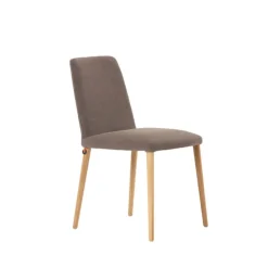Mobitec Chaise De Salle à Manger|Chaise Salon*Rob C01 ® Chaise moderne en tissu rembourrée avec pieds en bois massif