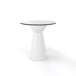 Table De Cuisine|Table Pour Petit Espace*Roller H74 ronde Table design italienne ronde avec pied central