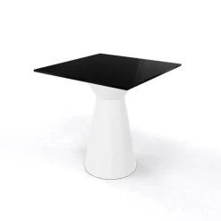 Table De Cuisine|Table Pour Petit Espace*Roller H74 Table carrée design italien à pied central