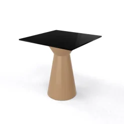 Table De Cuisine|Table Pour Petit Espace*Roller H74 Table carrée design italien à pied central