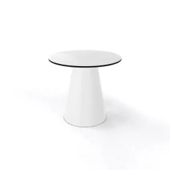 Table De Salon|Table Pour Petit Espace*Roller H55 Table d'appoint ronde design italien à pied central