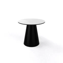 Table De Salon|Table Pour Petit Espace*Roller H55 Table d'appoint ronde design italien à pied central