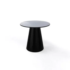 Table De Salon|Table Pour Petit Espace*Roller H55 Table d'appoint ronde design italien à pied central