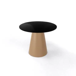 Table De Salon|Table Pour Petit Espace*Roller H55 Table d'appoint ronde design italien à pied central