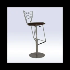 Carrier Tabouret Snack (assise +/- 65 Cm)|Tabouret De Bar (assise +/- 80 Cm)*Romance ® Tabouret hauteur réglable en synthétique et métal