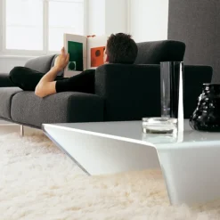 Sovet Italia Table De Salon*Rubino Sovet® Table basse design rectangulaire ou carrée en verre