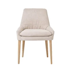 Mobitec Chaise De Salle à Manger|Chaise Salon*Saga ® Chaise confortable en tissu et pieds bois