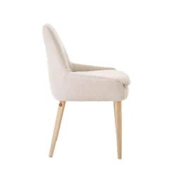 Mobitec Chaise De Salle à Manger|Chaise Salon*Saga ® Chaise confortable en tissu et pieds bois