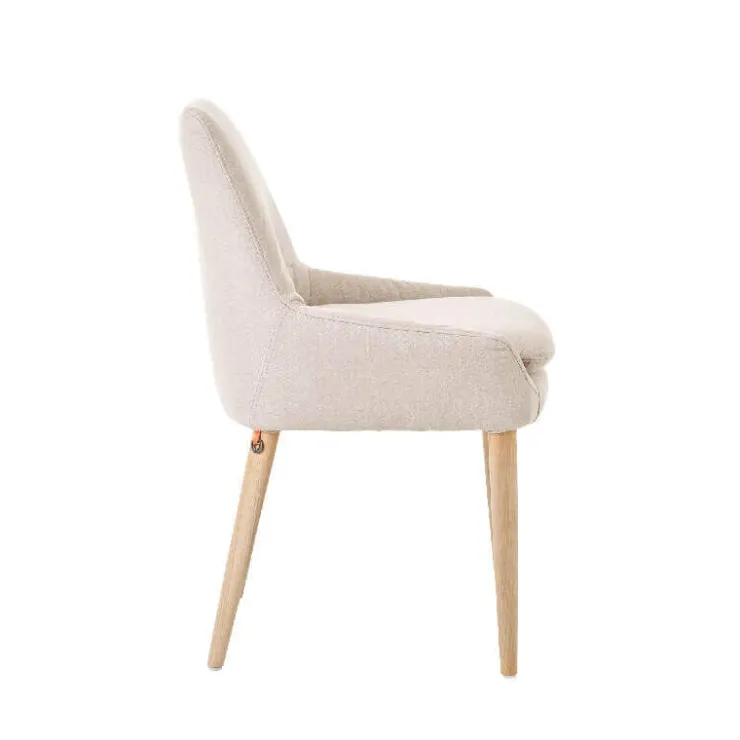 Mobitec Chaise De Salle à Manger|Chaise Salon*Saga ® Chaise confortable en tissu et pieds bois
