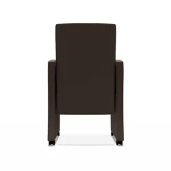 Sessio Chaise De Cuisine|Chaise De Salle à Manger*Sarah Fauteuil de table rembourré en synthétique avec roulettes