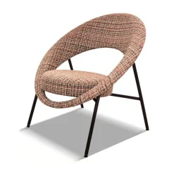 Paget Fauteuil De Salon*Saturn Fauteuil design en tissu fabriqué en France