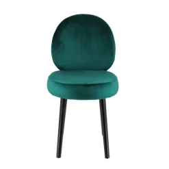Sessio Chaise De Salle à Manger|Chaise Salon*Severus Chaise cosy bicolore en tissu avec pieds bois