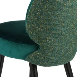Sessio Chaise De Salle à Manger|Chaise Salon*Severus Chaise cosy bicolore en tissu avec pieds bois