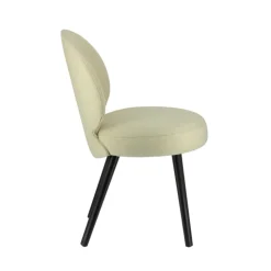 Sessio Chaise De Salle à Manger|Chaise Salon*Severus Chaise cosy en tissu et pieds bois