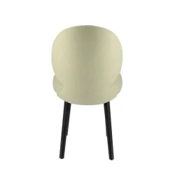 Sessio Chaise De Salle à Manger|Chaise Salon*Severus Chaise cosy en tissu et pieds bois