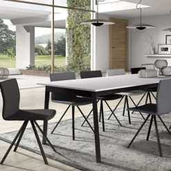 Perfecta Chaise De Cuisine|Chaise De Salle à Manger*Silva Chaise design en métal et simili