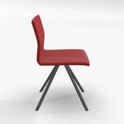 Perfecta Chaise De Salle à Manger|Chaise Salon*Silva Chaise design pieds métal et revêtement en tissu